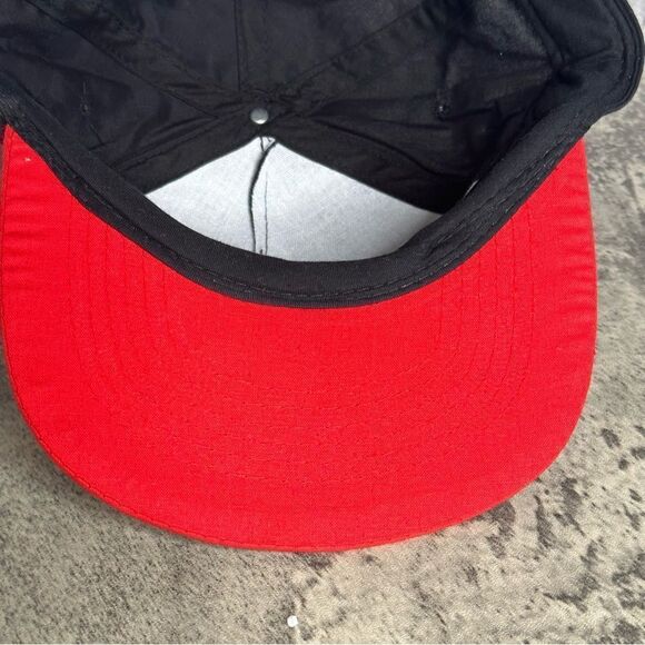 On Line Electric Supply Inc.‎ Black Red Adjustable Snapback Hat OS - Picture 8 of 11